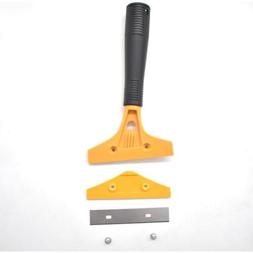 M3GA Tiles Floor Scraper Tool with 5 pcs Blades Cleaning Hand Tools for Scraping Labels, Decals，Stickers, Caulk
