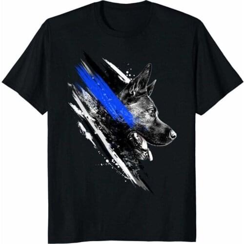 Thin Blue Line K9 T-Shirt 2019 New Arrival Men T Shirt New Men T Shirt Great Quality Funny Man Cotton Bulk T Shirts