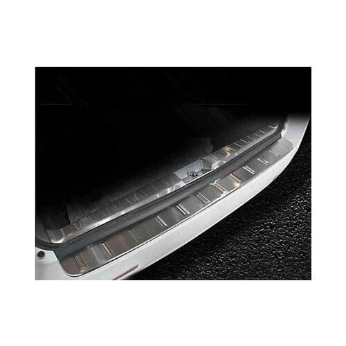 Outer + Inner Rear Bumper Protector Sill Plate Cover For Toyota Sienna 2011-2016