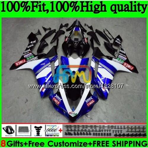 Injection OEM For YAMAHA YZF R Blue white 1 YZF 1000 YZFR1 07 08 114BS.164 YZF1000 YZF R1 07 YZF-1000 YZF-R1 2007 2008 Fairing