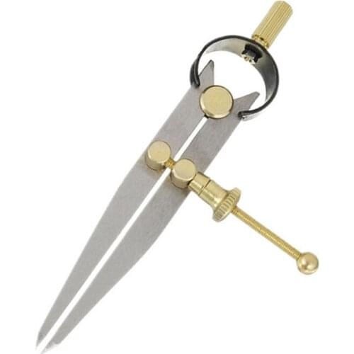 High quality 150mm 6" Leather Craft Rotating Tools Leathercraft Wing Divider Adjustable Leathercraft DIY Tools