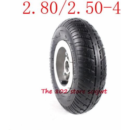 High Quality 2.80/2.50-4 Tire Solid Wheel 9 Inch for Electric Scooter Trolley Trailer and Wheelchair Hand Truck