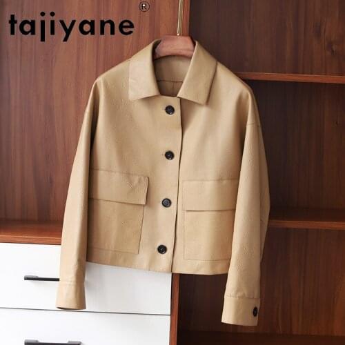 Clothes Leather Real for Women Ladies 2021 Woman Genuine Sheepskin Jackets Female Biker Short Coats Femme Veste TN721