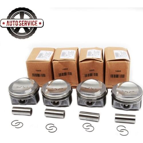 06H107065CP Modified Pistons 21MM For Audi A3 A4 A5 TT VW Passat B6 Golf MK6 Skoda Octavia 1Z Superb Seat Altea Leon 1.8TSI/TFSI