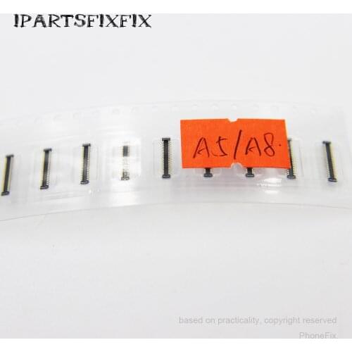 10pcs/lot For Samsung A5 A5000 A8 LCD display screen FPC Connector port plug on motherboard mainboard