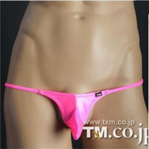 2016 Hot TM Sexy male underwear ultra low thong man Extremely Sexy Tanga gay men underwear erotic underwear for men