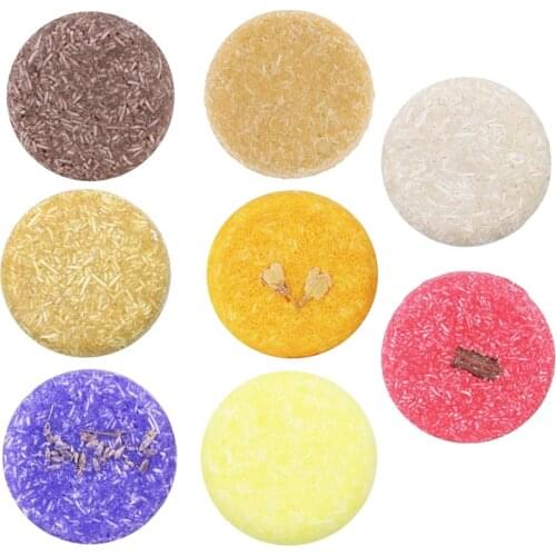 8x Organic Handmade Solid Shampoo Soap Bar Hair Nourishing for Dry Hair