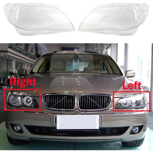 For BMW 7 series E66 E65 730 750 760 2005-2008 Auto Headlamp Car Front Headlight Cover Lampshade Lampcover Glass Shell