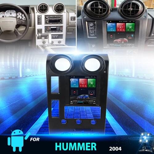 Android car radio head unit 9.7 inch For Hummer H2 2004 Car GPS Navigation Stereo receiver 2 din DVD Multimedia Player