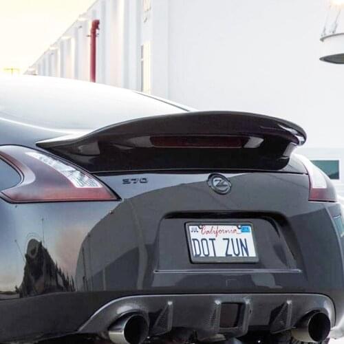 Fo Nissan 370Z Z34 AJT3 styl 2009-2015 High quality top Carbon Fiber Rear Roof Spoiler Wing Trunk Lip Boot Cover Car Styling