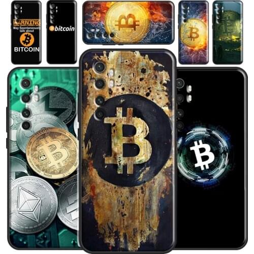 Bitcoin BTC For Xiaomi Mi 11 Ultra Case For Xiaomi Mi 11 Lite Note 10 10T Pro POCO F3 M3 X3 Pro Cover