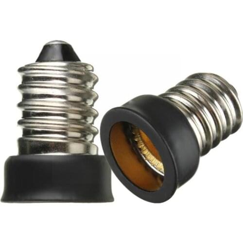 E14 To E12 Conversion LED Lamp Holder Light Base Socket Holder Holder Full Lamp Lighting Household Accessories Copper J6U3