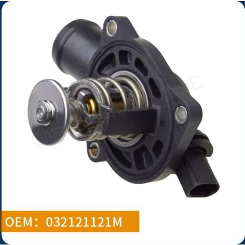 Electronic thermostat assembly car thermostat for Volkswagen Audi OEM 032121121M