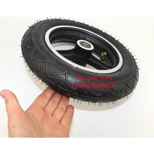 Good quality 10inch tire wheel 10x2.0 (54-152) tyre with inner tube aluminum rims hub for electric scooter balancing car