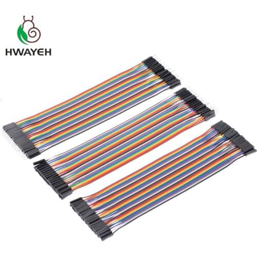 Dupont line 120pcs 20cm male to male + male to female and female to female jumper wire Dupont cable for arduino