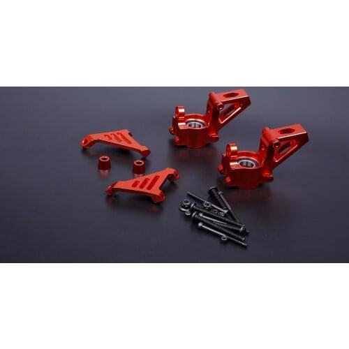 CNC alloy front wheel hub carrier set 85115 for 1/5 rc car hpi km rovan baja 5b ss