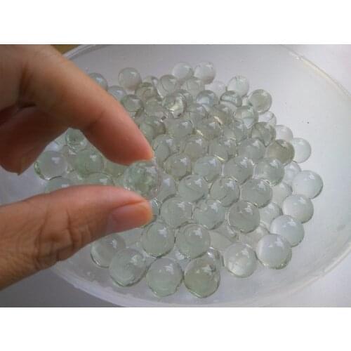 Round transparent Pachinko 1.4 cm glass ball gardening decoration stone checkers 14 mm chessman fish tank Loose Bead Vase Filler