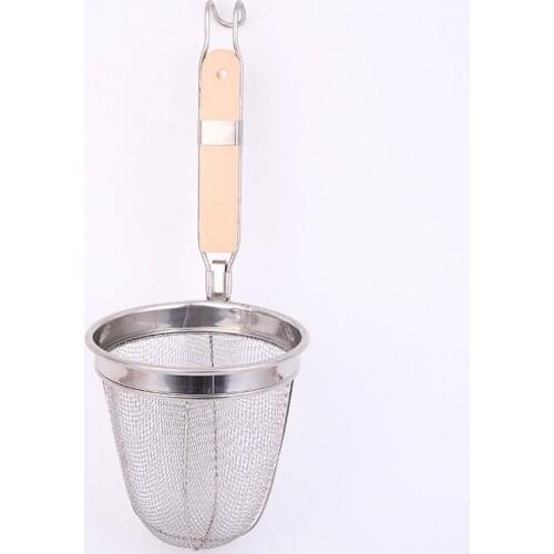 201 Stainless Steel High Side Powder Fence Spicy Colander Filter Mesh Rice Noodle Spoon Kitchen Tools