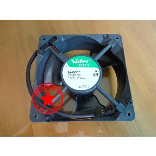 Nidec B33534-55 P/N;932020 APC1 DC 24V 0.45A 120x120x38mm Server Cooling Fan