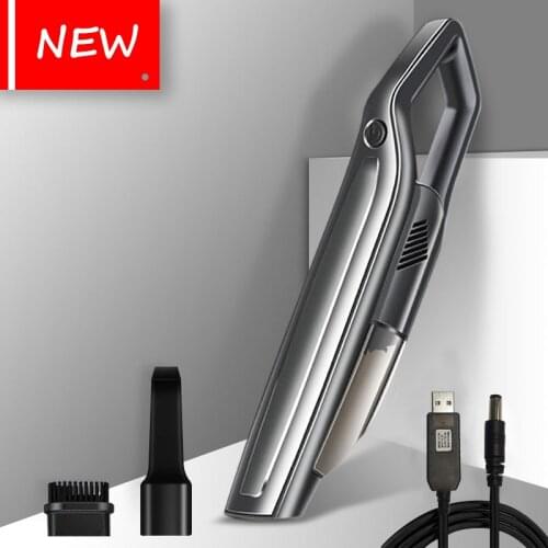 Oukeione Car Vacuum Cleaner Handheld Cordless Portable Suck Dust Battery Charging Powerful Suction One-key Dust Box Air Cooling
