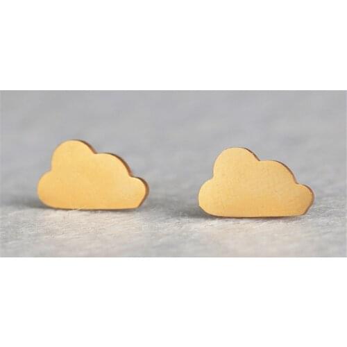 WANGAIYAO simple fashion cute cloud earrings womens earrings popular earrings