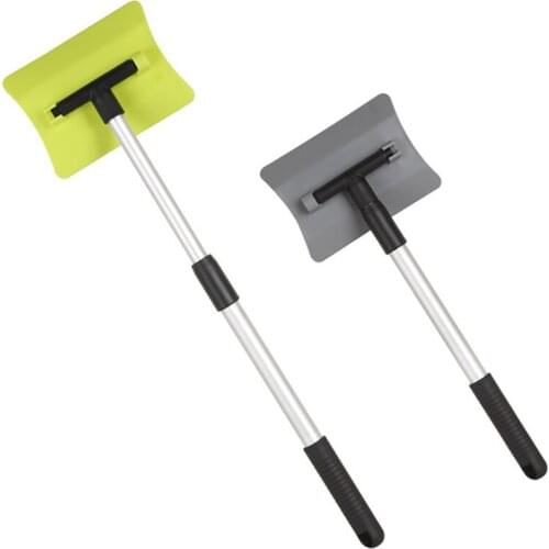 Vehicle Windshield Snow Broom and Snow Remover for Cars and Trucks –Extendable, No-Scratch Snow Removal Tool Ice Scraper