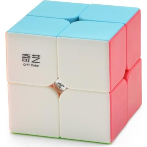 Qiyi Qidi S 2x2x2 Speed Magic Cube Stickerless 3D Puzzle Twist Toys Fancy Cubic Brain Teaser Jigsaw 3D Puzzles Ultra-Smooth 5CM