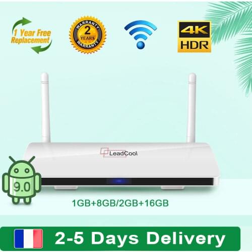 Leadcool TV Box Android 9.0 Amlogic S905W Quad-Core TV BOX Full HD 1080P 2.4G Wifi Media Player 4K Smart TV Set-Top BOX Leadcool