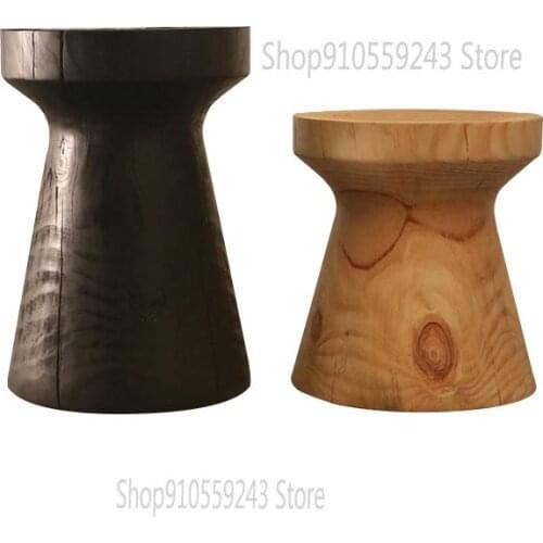 Custom Nordic Rounded Corners, Several Sides, Log Sofa Sides, Solid Wood Piers, Sitting Corners, Simple Bedside Tables