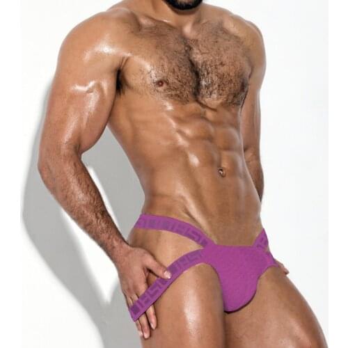 Low Waist Gay Underwear Men Jockstrap Sexy Thong Men Cotton Bikini Mens Thongs G Strings Sissy Penis Pouch Cueca Tangas BS3126