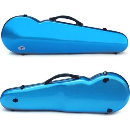 Yinfente Blue triangle Violin Hard Case 4/4 Carbon Composite light&strong
