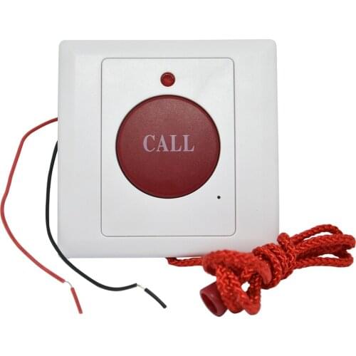 10 PCS Emergency Call Button Normally Open signal 86mm size Rope style panic Button Alarm system automatic restoration