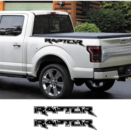 2PCS Racing Car Back Door Letters Graphic Vinyl Stickers Auto Trunk Decoration Decal For Ford Ranger Auto Body Trim Decal