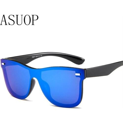 2019 new fashion ladies sunglasses classic popular high-end brand design square mens glasses UV400 retro rivet goggles