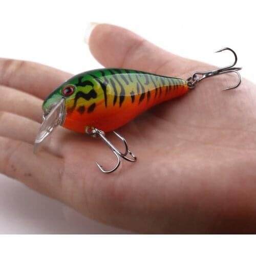 5Pcs VIB Hard Baits 7.8CM/12.8G Set Vivid Vibrations Fishing Lures With Box Treble Hooks Sinking Crankbait Tackle