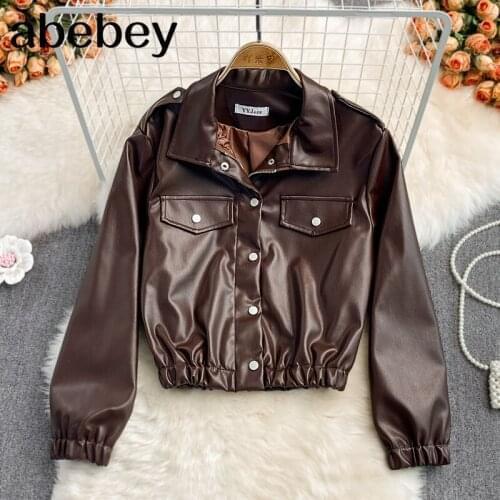 Женские кожаные куртки Abebey China At AliExpress