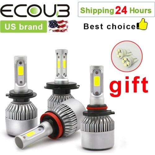 H7 LED H4 LED Car Headlight Bulb S2 H1 H3 H11 9005 Hb3 9006 Hb4 H13 9007 Auto Fog Light 12V 24V 6500K For Car Lamp Turbo Kit