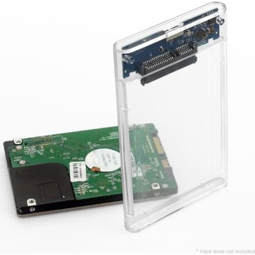 BL HDD Case 2.5 6Gbps SATA to USB C 3.0 Transparent External Hard Drive Box Case HD For Sata Hard Disk SSD HDD Enclosure