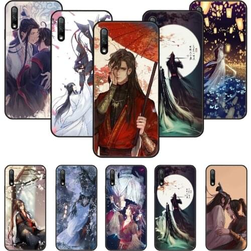 Phone Case For Huawei Honor 9X 10 9 20 8X 8A 8S 7X 7A i A Pro Play Lite Black Cover Bumper Soft Prime Tpu Anime Mo Dao Zu Shi