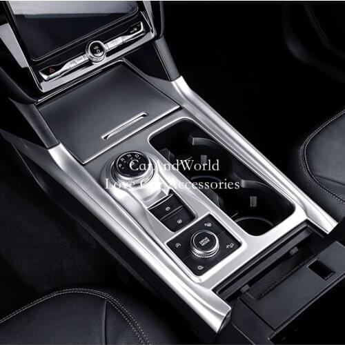 For Ford Explorer 2020 2021 Console Gearbox Gear shift Panel Frame Cover Trims Carbon Fiber Car Interior Moulding Accessories