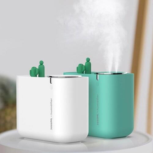 ELOOLE 3000 ML Big USB Portable Air Humidifier Diffuser Aroma High-Capacity Double Atomizing Nozzle Large For Home Car Office