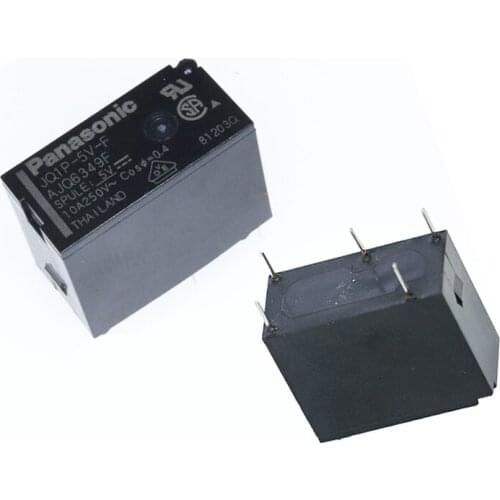 HOT NEW 5V relay JQ1P-5V-F JQ1P 5V FJQ1P5VF DC5V 5VDC 5V 10A 5PIN