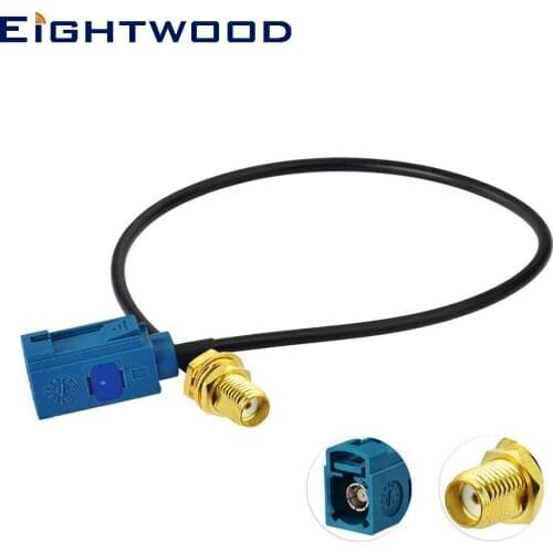 Fakra Z Female to SMA Female Antenna Adapter Cable 30cm for Car Sirius XM Satellite Radio 4G LTE Telematics Bluetooth Module