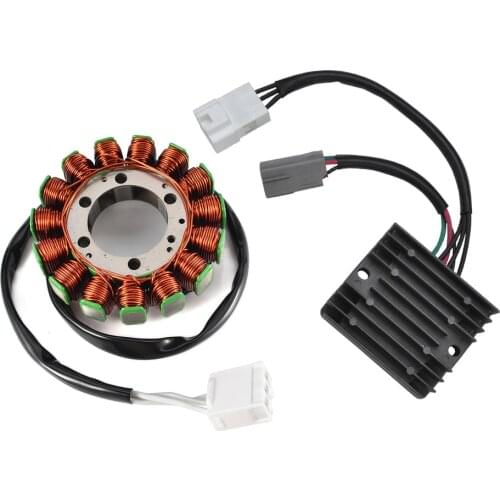 Motorcycle Stator Coil and Regulator Rectifier for Kawasaki ZX6R ZX 6R ZX600 NINJA ZX-6R 2007-2008