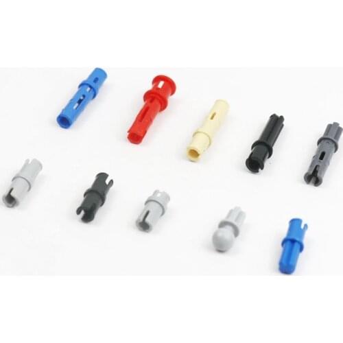 10 Pcs Technical Connectors Pins Peg Cross Axle Towball Compatible with 2736 11214 Kids DIY Building Blocks Toys Technical Parts