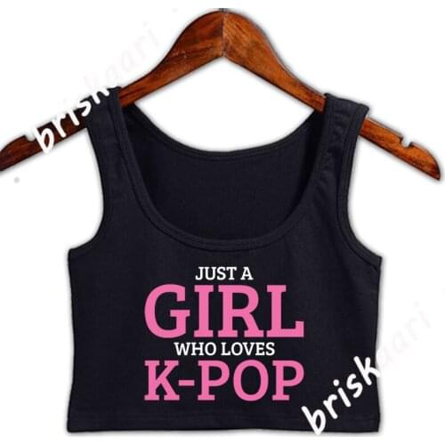 Kpop Crop Top Women Top Girl S-XXL Customize High Street Spring Autumn Novelty Gents Vest