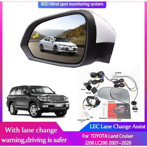 Millimeter Wave Radar Blind Spot Monitoring BSD BSM for TOYOTA Land Cruiser J200 LC200 2007~2020 Assist Driving Safety Assist