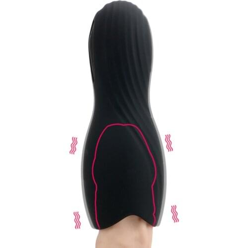 Penis Vibrator 10 Modes Delay Ejaculation Penis Delay Trainer Male Masturbator Sex Toys For Men Glans Stimulator Massager