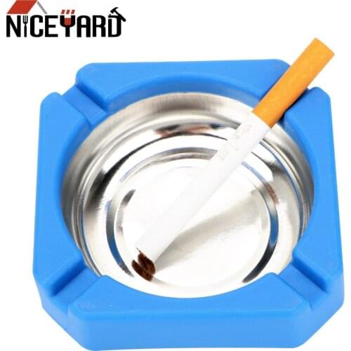 NICEYARD Cigarette Tray Ash Storage Cigarette Cigar Accessories Cigarette Accessories Creative Plastic square ashtray