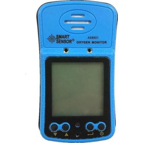 Portable Riot control oxygen gas analyzer O2 concentration content measuring instrument detector tester Smart Sensor AS8901
